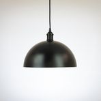 RİOLİGHT RETRO,RUSTİK,VİNTAGE MUTFAK,ODA,SALON,CAFE İÇİN SİYAH TEKLİ METAL SARKIT AVİZE ÇAP:30CM