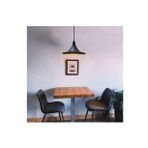 RİOLİGHT RETRO,RUSTİK,VİNTAGE ODALAR CAFELER İÇİN SİYAH TEKLİ METAL SARKIT AVİZE