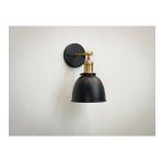 RİOLİGHT RETRO,VİNTAGE 1,RUSTİK ESKİTME MAFSAL,TİJ SİYAH BAŞLIK 1XE27 DUYLU TEKLİ METAL DUVAR APLİK
