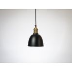 Riolight Retro,vintage mutfak,oda,cafeler için siyah 1xe27 Tekli Metal Sarkıt avize