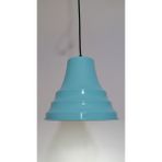 Riolight Retro,vintage mutfak,oda,cafeler için Turkuaz Tekli Metal Sarkıt avize ÇAP:23CM