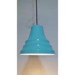 Riolight Retro,vintage mutfak,oda,cafeler için1xe27 turkuaz tekli metal sarkıt avize çap:23cm