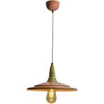 Riolight retro,vintage mutfak,oda,cafe,oteller için bakır 1xe27 metal sarkıt avize çap:28cm