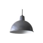 Riolight retro,vintage mutfak,oda,cafe,oteller için gri 1xe27 metal sarkıt avize