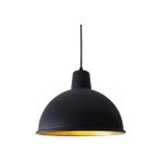 Riolight retro,vintage mutfak,oda,cafe,oteller için siyah 1xe27 metal sarkıt avize