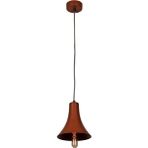 Riolight retro,vintage oda,mutfak,cafe,oteller için Metal Kahverengi Sarkıt avize Çap:18cm