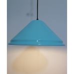Riolight retro,vintage,modern mutfak,oda,cafe,oteller için turkuaz 1xe27 metal sarkıt avize çap:33cm