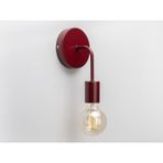 RİOLİGHT RETRO,VİNTAGE,MODERN,RUSTİK BORDO 1XE27 DUYLU METAL DUVAR APLİK