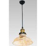 Riolight Retro,vintage,rustik oda,mutfak,cafeler için 1xe27 Bal Camlı Sarkıt avize Çap:20cm