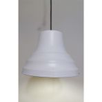 Riolight retro,vintage,rustik otel,mutfak,odalar için 1xe27 beyaz metal avize çap:27cm
