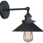 Riolight RIO0001011 Retro Hareketli Başlık Metal Rustik Şapka 22 cm Aplik