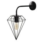 Riolight RIO000556 Retro Pramit Siyah Metal Aplik