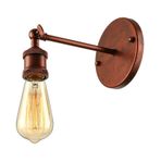 Riolight RIO000960 Retro Bakır Mafsallı Tekli Metal Aplik