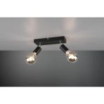 Riolight Riolıght Modern1 Siyah1 2XE27 Mafsallı Hareketli1 Başlık(Glop Ampul Hariç) Metal Spot Avize