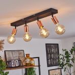 Riolight Riolıght Modern1 Siyah1 4XE27 Duylu Mafsallı Hareketli Başlık(Glop Ampul Hariç) Metal Spot Avize