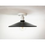 Riolight Tekli Metal Plofonyer Avize Şapka Çapı: 38CM - Siyah - 1