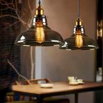 Riolight Vintage 3,Retro,Rustik 1Xe27 Eskitme Duylu Cam Sarkıt Tekli Cam Avize 1 Adet Fiyatıdır..