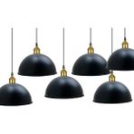 Riolight Vintage,modern Siyah Mutfak,oda,cafeler Için Metal Sarkıt Avize ÇAP:40CM 1ADET Fiyatıdır - Ahşap