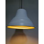 Riolight vintage,retro mutfak,oda,otel,cafeler için 1xe27 beyaz metal sarkıt avize çap:27cm
