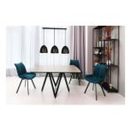 RİOLİGHT VİNTAGE,RETRO,RUSTİK 3XE27 DUYLU SİYAH METAL MASA ÜSTÜ SIRALI AVİZE UZUNLUK:60CM
