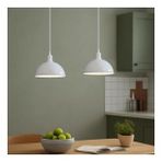 Riolight Vintage,retro,rustik Beyaz Başlık 2XE27 Metal Masa Üstü Sıralı Avize UZUNLUK:60CM