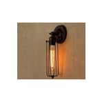 RİOLİGHT VİNTAGE,RETRO,RUSTİK FIRÇALI BAKIR 1X27 DUYLU MAFSALLI HAREKETLİ BAŞLIK METAL DUVAR APLİK