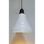 Riolight vintage,rustik otel,cafe,mutfak,odalar için beyaz 1xe27 metal sarkıt avize çap:23cm