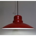 Riolight vintage,rustik,modern otel,mutfa,oda,cafeler için kırmızı metal 1xe27 sarkıt avize çap:37cm
