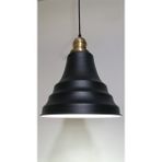 Riolight vintage,rustik,retro mutfak,oda,cafe,oteller için siyah 1xe27 metal sarkıt avize çap:23cm