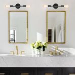 Riolightmodern,Rustik Siyah 2Xe27 Duylu Metal Banyo Ayna Üstü Duvar Aplik Not:1 Adet Fiyatıdır