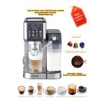 RİOMİ Barista Otomatik 7 Çeşit 20 Bar Basınçlı Süt Köpürtücülü Espresso Makinesi
