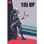 Riot Games 115 VP Valorant Points TR Cüzdan Kodu