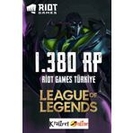 Riot Games League Of Legends 1380 Riot Points-lol 1380 Rp Tr