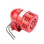 Risegun Motor Alarm-MS-190 220V 120DB Kırmızı Mini Metal Motor Alarm Endüstriyel Ses Hırsızlığa Karşı Elektrik Koruması