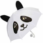 Rising Toys Panda Şekilli Çocuk Şemsiyesi - Siyah - Beyaz