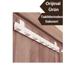 risingmaber Metal Beyaz Amerikan Kapı Arkası Askılık Organizer Askılık Ve Mutfak Banyo Kapı Arkası Askılık Mt60b