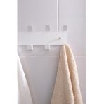 risingmaber Metal Beyaz Amerikan Kapı Arkası Yapışkanlı Askılık Banyo Askılık ve Duvar Askısı MT84B
