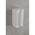 Risingmaber Metal Beyaz Güçlü Yapışkanlı Organizer Peçetelik,Dispenser Mutfak Banyo Peçetelik Mt107b
