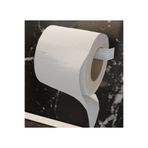 Risingmaber Metal Mat Beyaz Yapışkanlı Tuvalet Kağıtlık ve Kağıt Havluluk İkili Set Yapışkanlı Wc Kağıtlık ve Kağıt Havlu Askısı 3M Yapışkanlı Tasarım MT74B