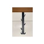 risingmaber Metal Mat Siyah Amerikan Kapı Arkası Dikey Kapı Arkası Askılık Organizer Askılık Mt70s