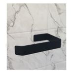 Risingmaber Metal Mat Siyah Yapışkanlı Tuvalet Kağıtlık ve Kağıt Havluluk İkili Set Yapışkanlı Wc Kağıtlık ve Kağıt Havlu Askısı 3M Yapışkanlı Tasarım MT74S