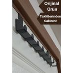 risingmaber Metal Siyah Amerikan Kapı Arkası Askılık Organizer Askılık Ve Mutfak Banyo Kapı Arkası Askılık Mt60s