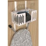 Risingmaber MT110B Beyaz Kapı Arkası Ütü ve Ütü Masası Tutucu Organizer