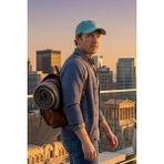 Ritagarcia Erkek Unisex Eskitme Kanvas Beyzbol Şapkası - Ayarlanabilir Pamuklu Vintage Cap - Standart - Su Yeşili