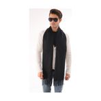 Ritagarcia Unisex Yumuşak Dokulu Siyah Atkı Siyah