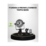 Ritme Duyarlı LED Disko Topu – Renkli Işık Gösterili Parti Lambası XUCZZZMİNİDİSKOTOPU-3