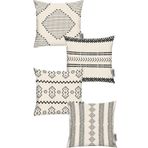 RİTMOHOME Etnik 4'lü 50x50 Kırlent Kılıfı RHP5029