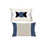RİTMOHOME Iskandinav, Cozy, Marin, 2'li Kırlent Kılıfı