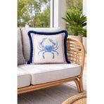 RİTMOHOME Marin, Deniz, Yaz, Tekne, Yat, Püsküllü, Modern, Country, Bohem 50x50 Dekoratif Kırlent Kılıfı