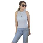 Ritnice 1153 Premium Doku Gri Fitilli Pamuklu Kadın Atlet